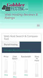Mobile Screenshot of gobblerhosting.com